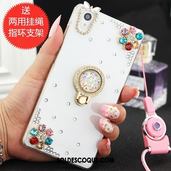 Coque Sony Xperia Z3+ Étui Incassable Protection Strass Téléphone Portable Soldes