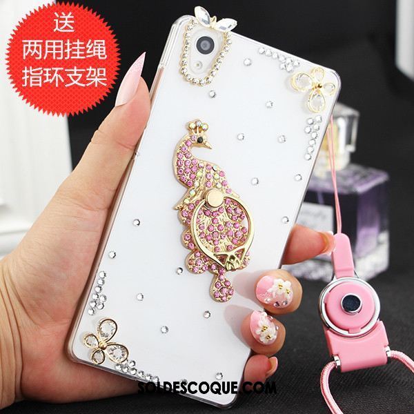 Coque Sony Xperia Z3+ Étui Incassable Protection Strass Téléphone Portable Soldes