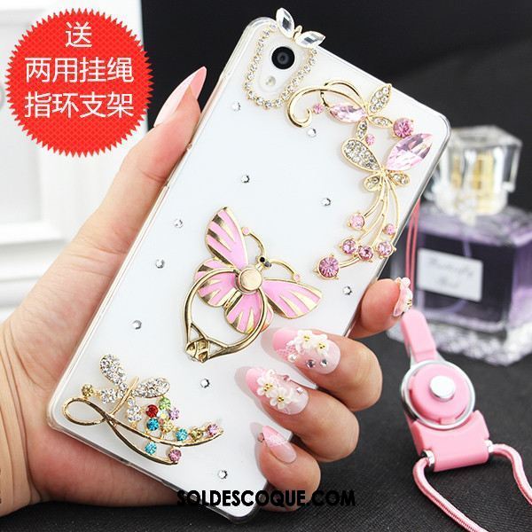 Coque Sony Xperia Z3+ Étui Incassable Protection Strass Téléphone Portable Soldes