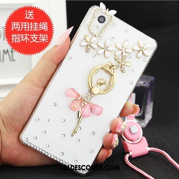 Coque Sony Xperia Z3+ Étui Incassable Protection Strass Téléphone Portable Soldes