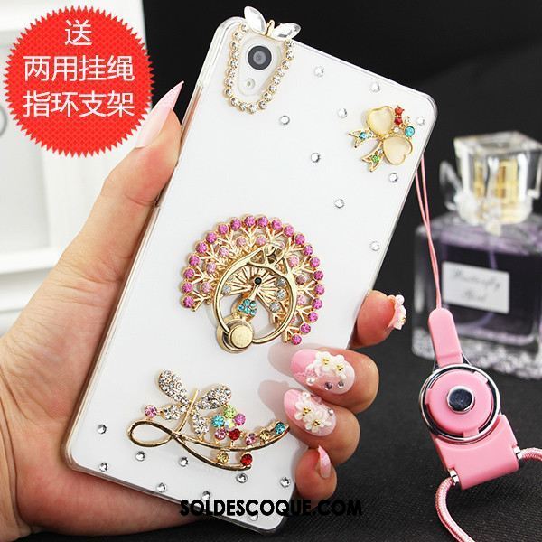 Coque Sony Xperia Z3+ Étui Incassable Protection Strass Téléphone Portable Soldes