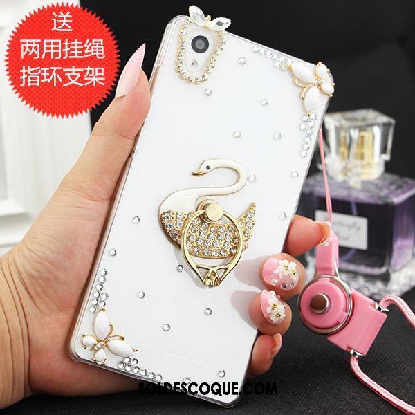 Coque Sony Xperia Z3+ Étui Incassable Protection Strass Téléphone Portable Soldes