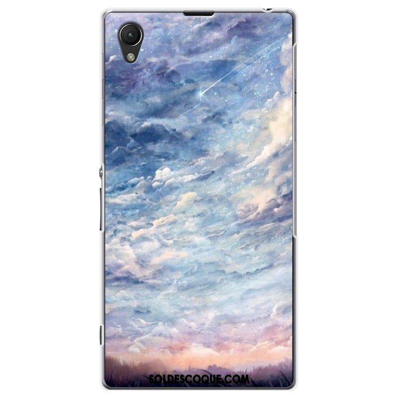 Coque Sony Xperia Z3+ Étui Téléphone Portable Protection Bleu Pas Cher