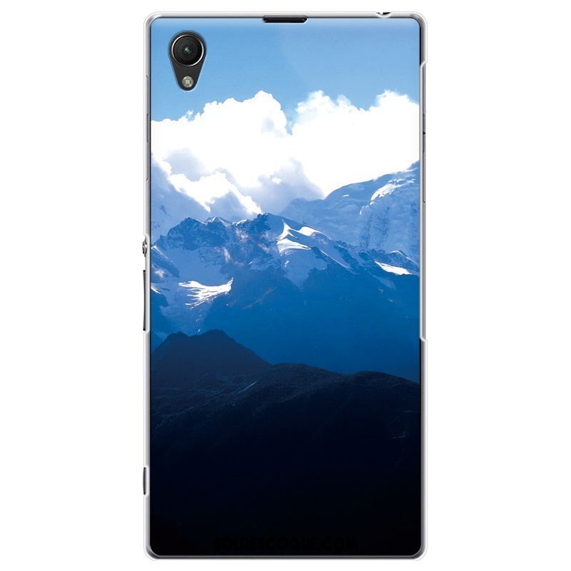 Coque Sony Xperia Z3+ Étui Téléphone Portable Protection Bleu Pas Cher