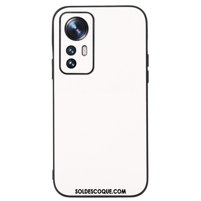 Coque Xiaomi 12 / 12X Effet Cuir Élégance