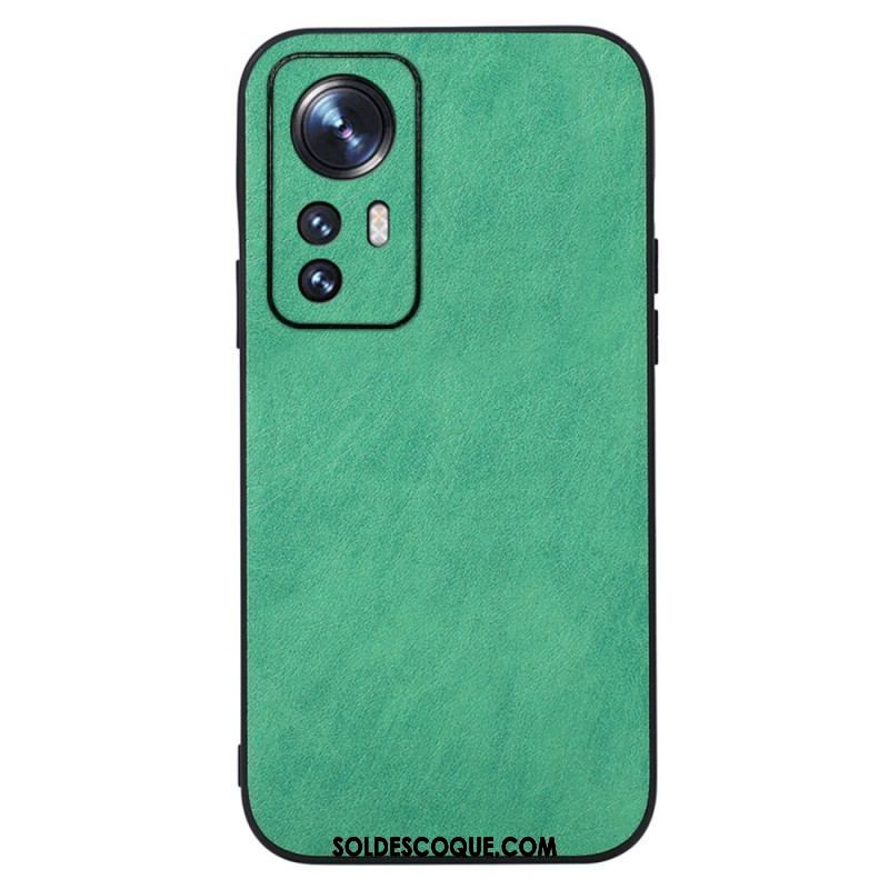 Coque Xiaomi 12 / 12X Effet Cuir Élégance