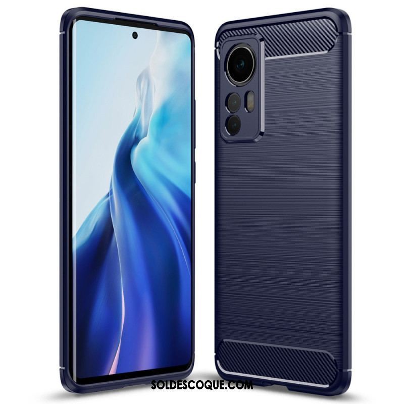 Coque  Xiaomi 12 / 12X Fibre Carbone Brossée