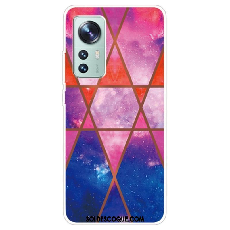 Coque  Xiaomi 12 / 12X  Marbre Géométrique Décliné