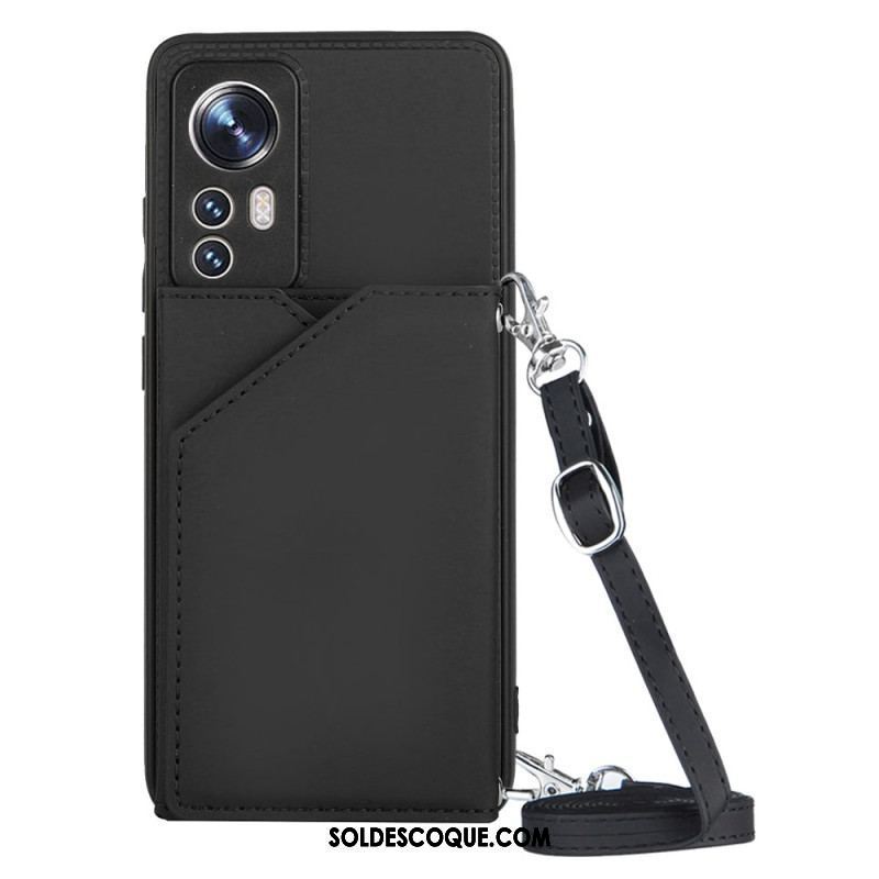 Coque Xiaomi 12 / 12X Porte-cartes et Bandoulière