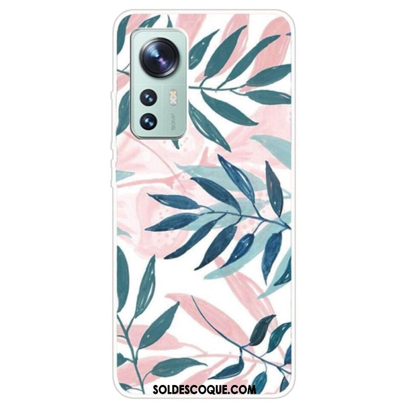 Coque  Xiaomi 12 / 12X  Silicone Feuilles