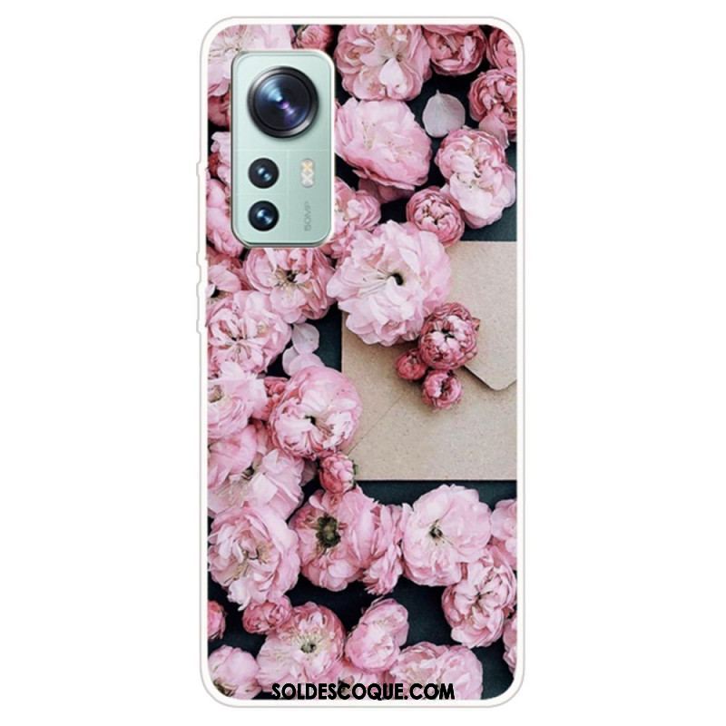 Coque  Xiaomi 12 / 12X  Silicone Fleurs