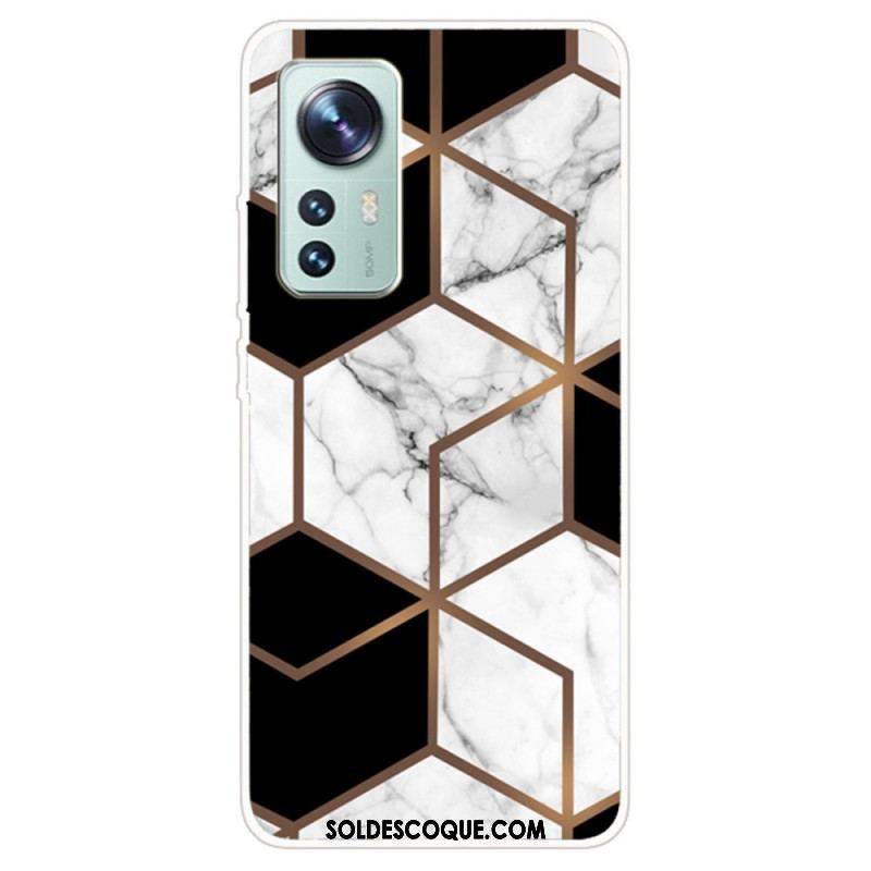 Coque  Xiaomi 12 / 12X  Silicone Marbre Design