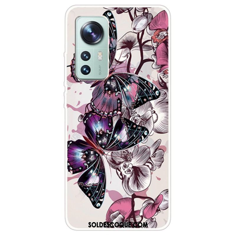 Coque  Xiaomi 12 / 12X  Variation Papillons