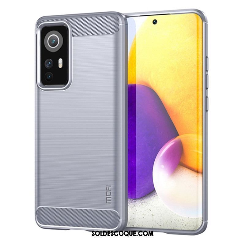 Coque Xiaomi 12 Lite Fibre Carbone Brossée MOFI