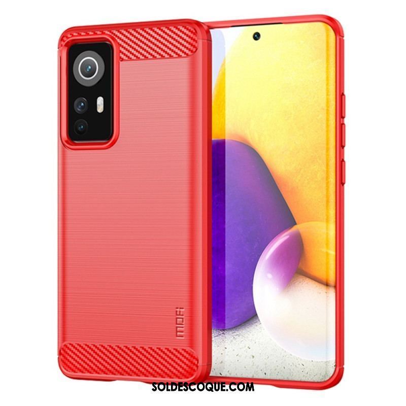 Coque Xiaomi 12 Lite Fibre Carbone Brossée MOFI