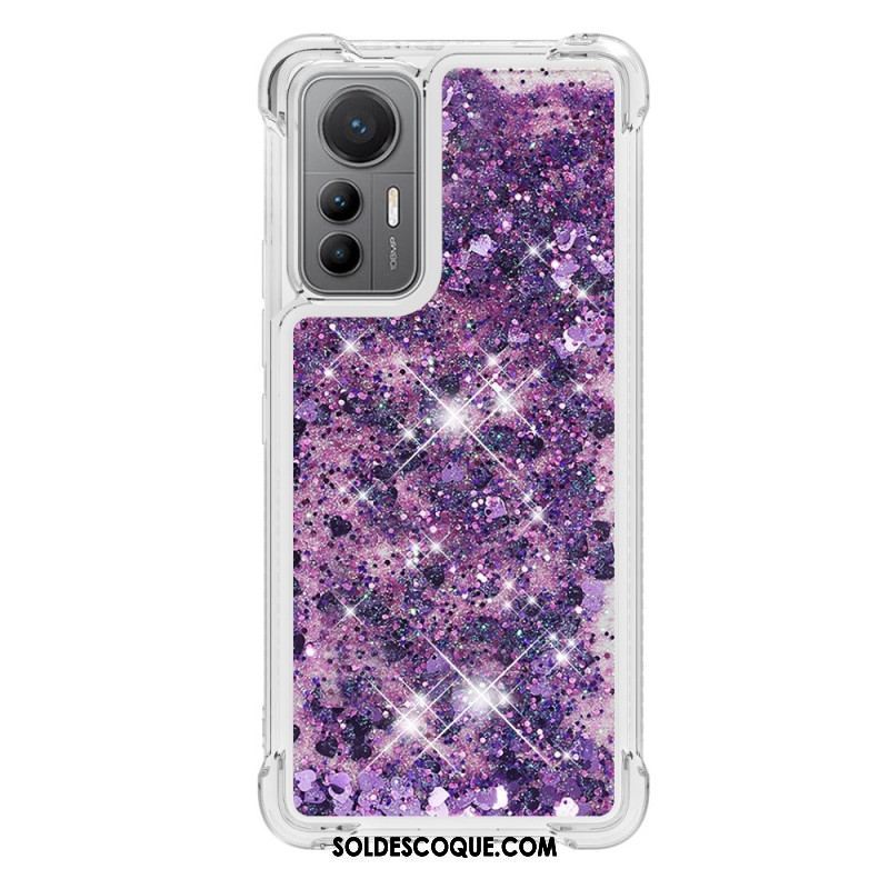 Coque Xiaomi 12 Lite Paillettes Colorées