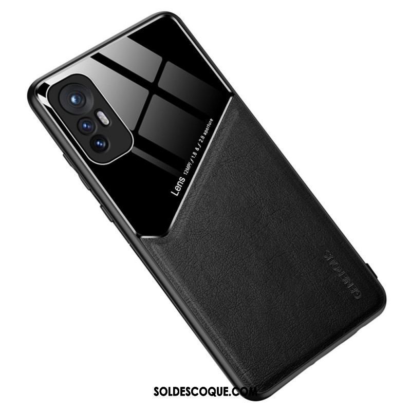 Coque Xiaomi 12 Pro Effet Cuir Magnétique