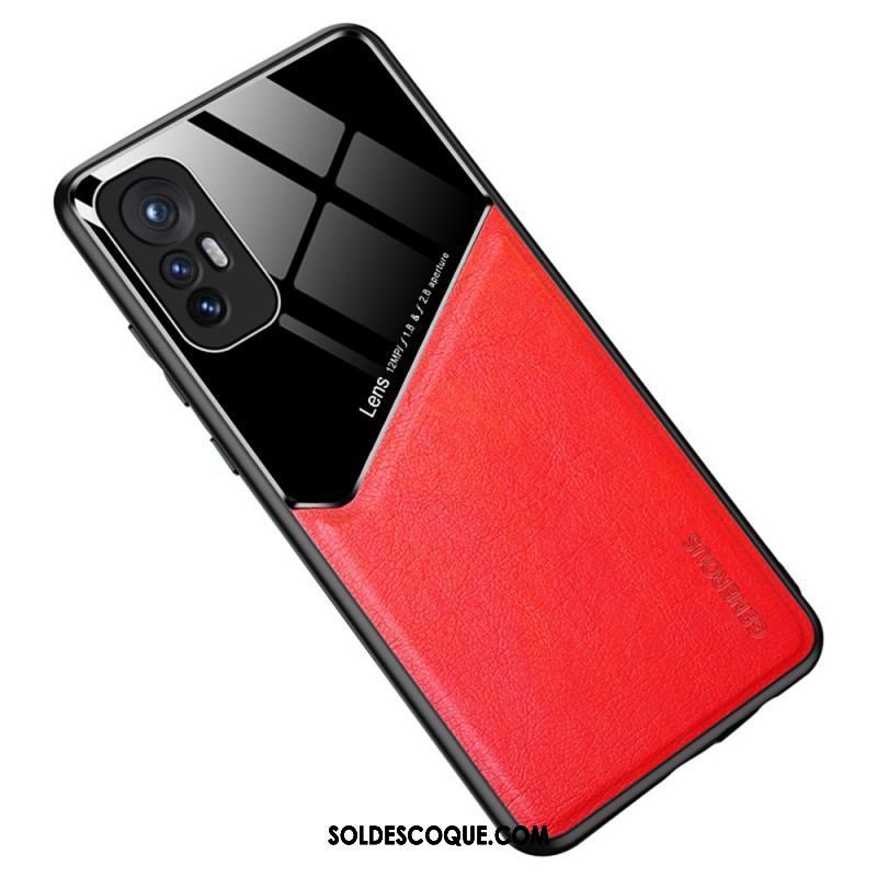 Coque Xiaomi 12 Pro Effet Cuir Magnétique