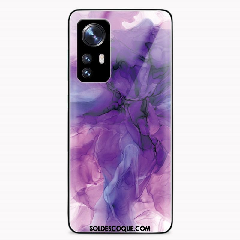 Coque Xiaomi 12 Pro Verre Trempé Marbre Coloré