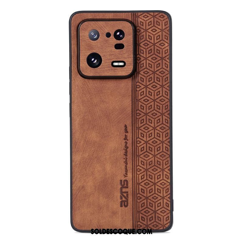 Coque Xiaomi 13 Effet Cuir AZNS