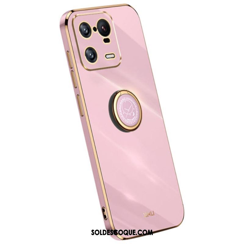 Coque Xiaomi 13 Pro Effet Métal Anneau-Support XINLI