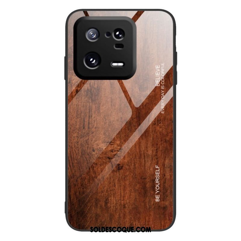 Coque Xiaomi 13 Pro Verre Trempé Design Bois