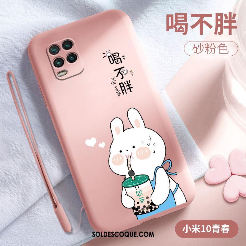 Coque Xiaomi Mi 10 Lite Personnalité Tout Compris Étui Fluide Doux Jeunesse Pas Cher
