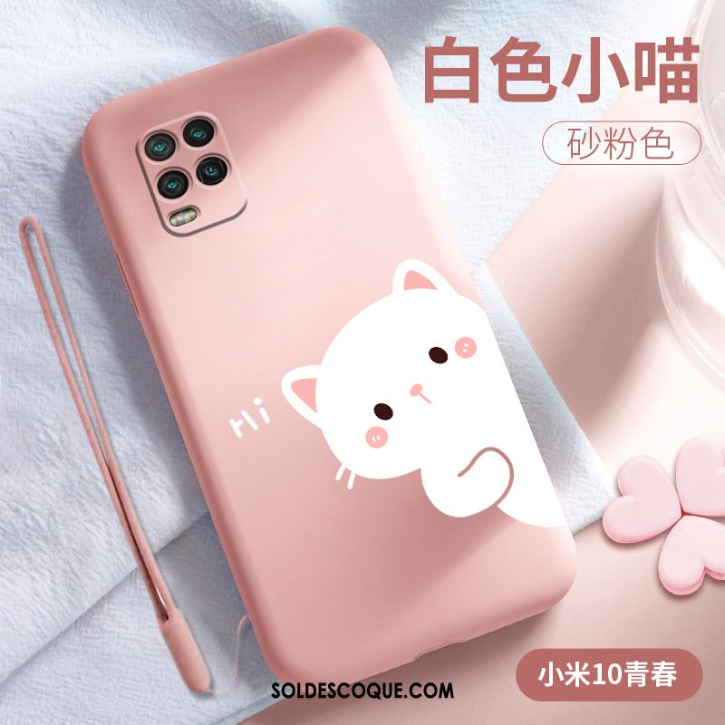 Coque Xiaomi Mi 10 Lite Personnalité Tout Compris Étui Fluide Doux Jeunesse Pas Cher