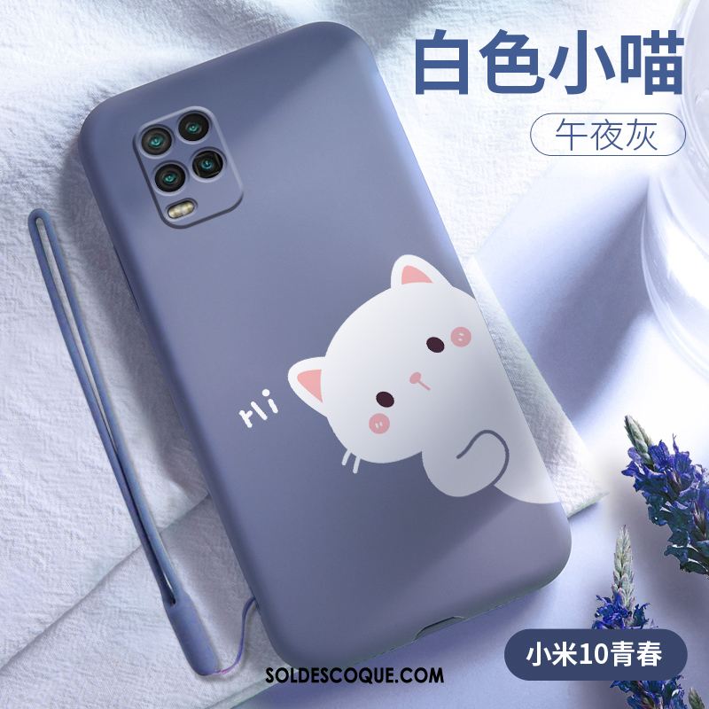 Coque Xiaomi Mi 10 Lite Personnalité Tout Compris Étui Fluide Doux Jeunesse Pas Cher