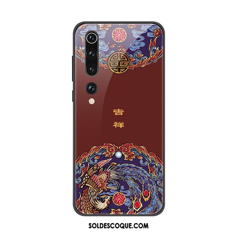 Coque Xiaomi Mi 10 Personnalité Créatif Amoureux Style Chinois Net Rouge Pas Cher