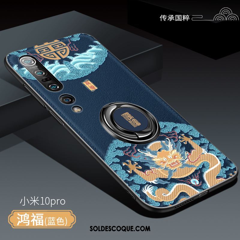 Coque Xiaomi Mi 10 Pro Incassable Créatif Tout Compris Jaune Anneau En Ligne