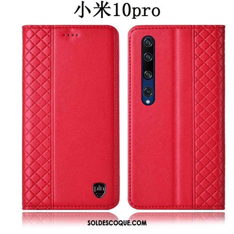 Coque Xiaomi Mi 10 Pro Jaune Incassable Téléphone Portable Protection Étui En Cuir Pas Cher