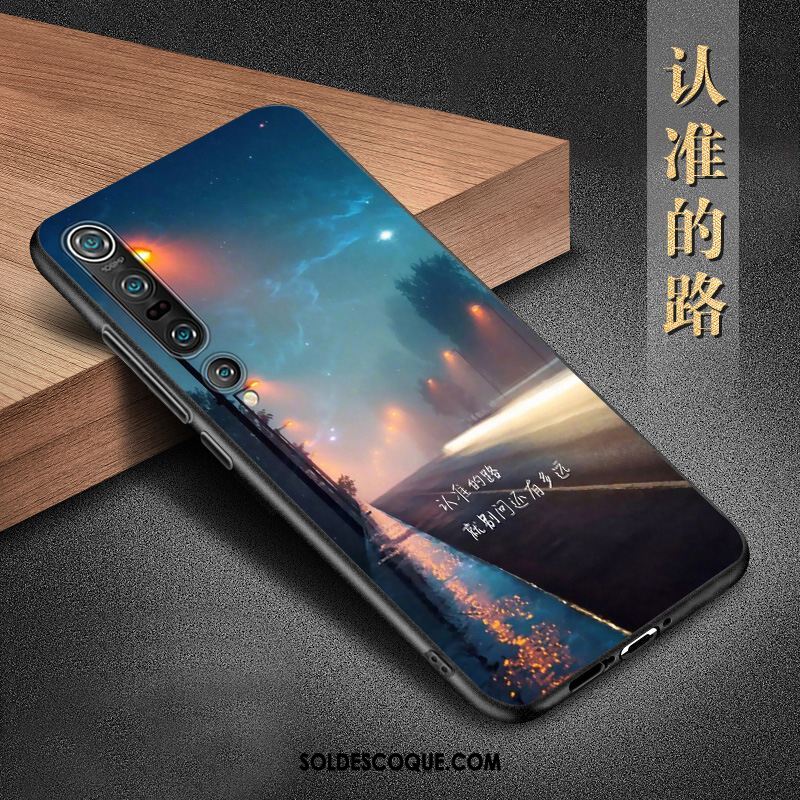 Coque Xiaomi Mi 10 Pro Téléphone Portable Délavé En Daim Étui Incassable Tendance Housse En Vente