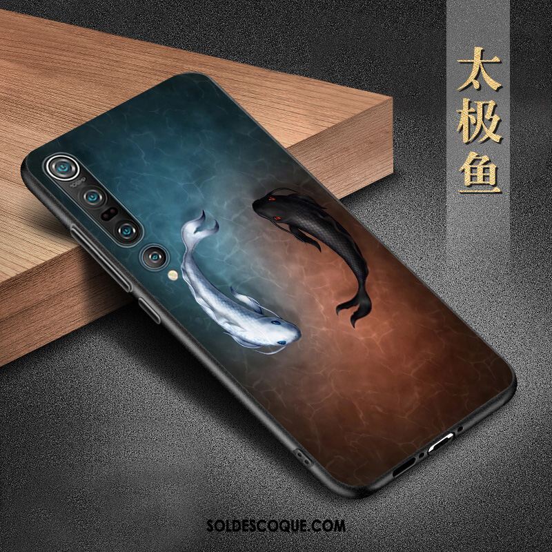 Coque Xiaomi Mi 10 Pro Téléphone Portable Délavé En Daim Étui Incassable Tendance Housse En Vente