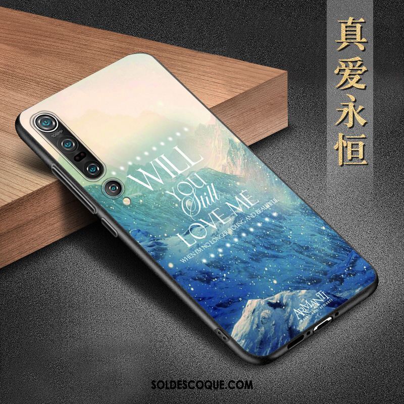 Coque Xiaomi Mi 10 Pro Téléphone Portable Délavé En Daim Étui Incassable Tendance Housse En Vente