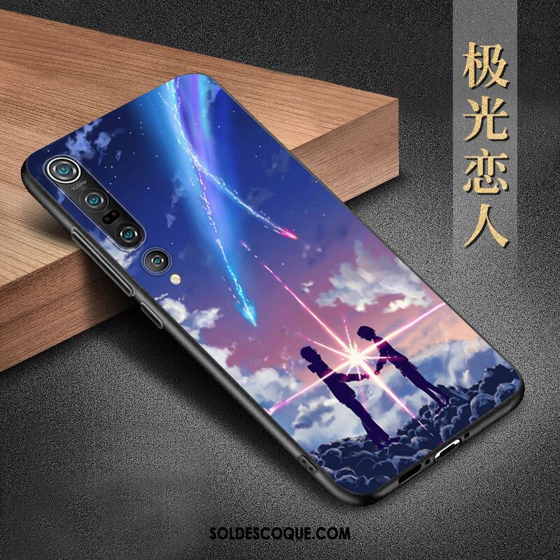 Coque Xiaomi Mi 10 Pro Téléphone Portable Délavé En Daim Étui Incassable Tendance Housse En Vente