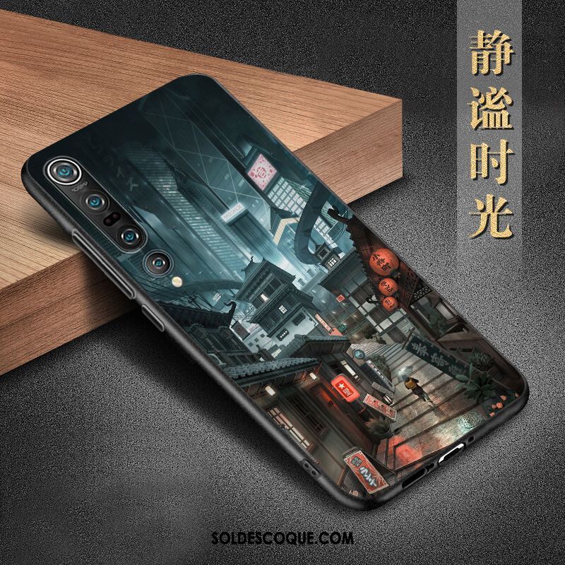 Coque Xiaomi Mi 10 Pro Téléphone Portable Délavé En Daim Étui Incassable Tendance Housse En Vente