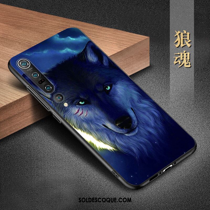 Coque Xiaomi Mi 10 Pro Téléphone Portable Délavé En Daim Étui Incassable Tendance Housse En Vente