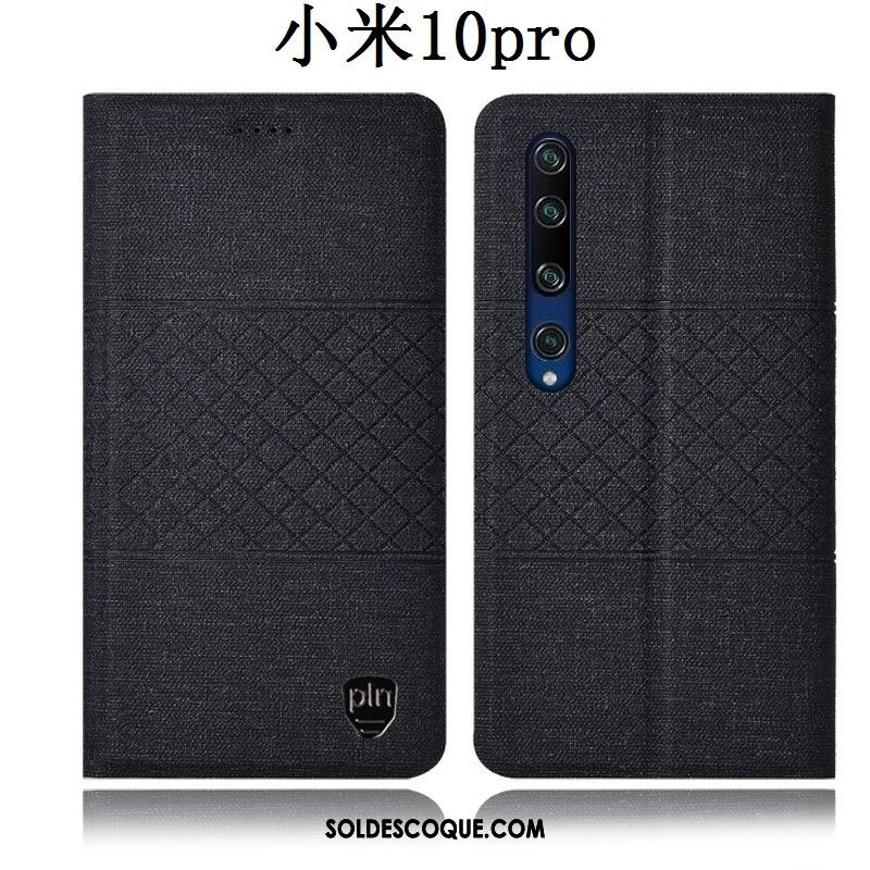 Coque Xiaomi Mi 10 Pro Étui En Cuir Jeunesse Lin Rose Incassable France