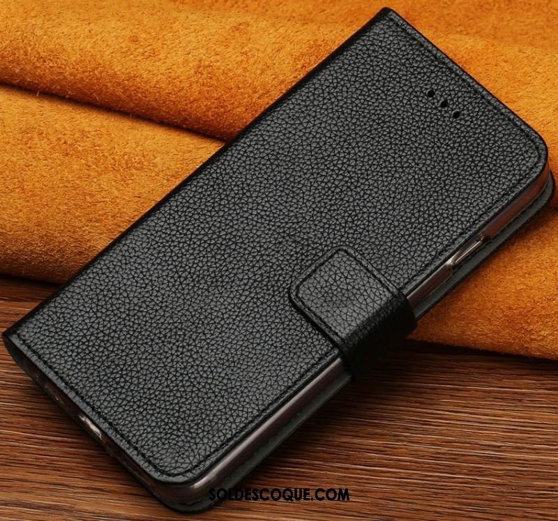 Coque Xiaomi Mi 10 Pro Étui En Cuir Or Incassable Cuir Véritable Une Agrafe Pas Cher