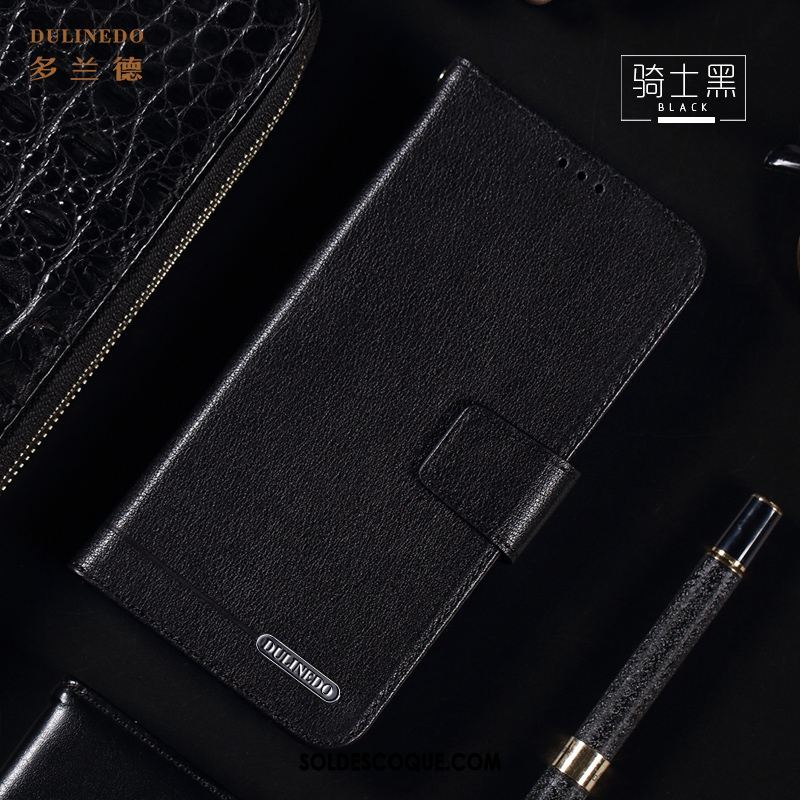 Coque Xiaomi Mi 10 Pro Étui En Cuir Téléphone Portable Carte Tout Compris Net Rouge Soldes