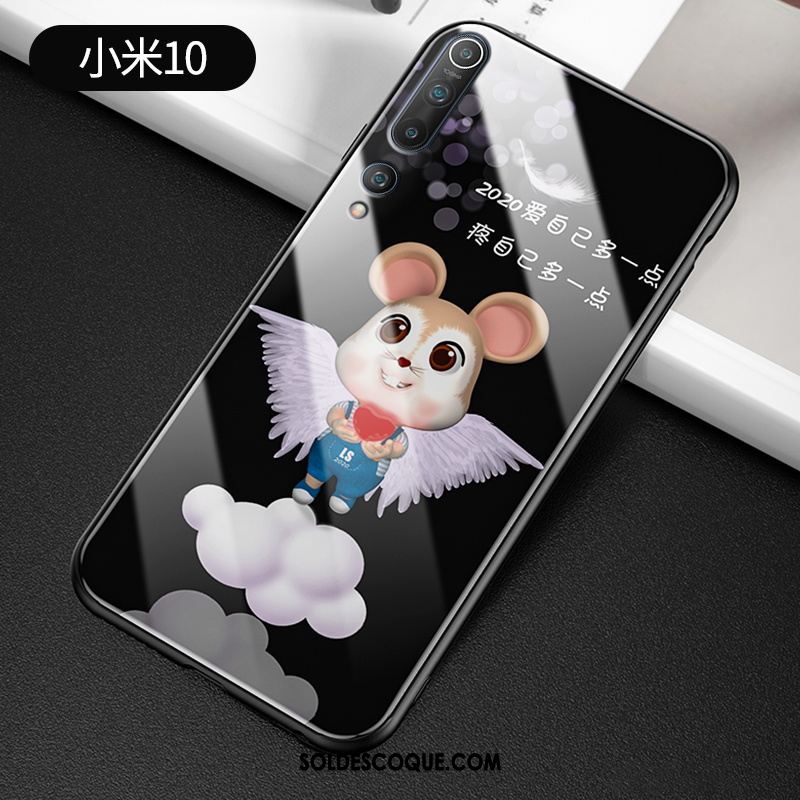 Coque Xiaomi Mi 10 Protection Charmant Dessin Animé Fluide Doux Tendance Housse Pas Cher