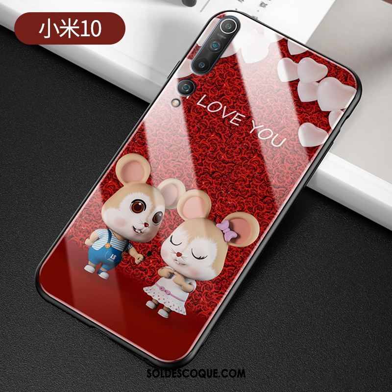 Coque Xiaomi Mi 10 Protection Charmant Dessin Animé Fluide Doux Tendance Housse Pas Cher