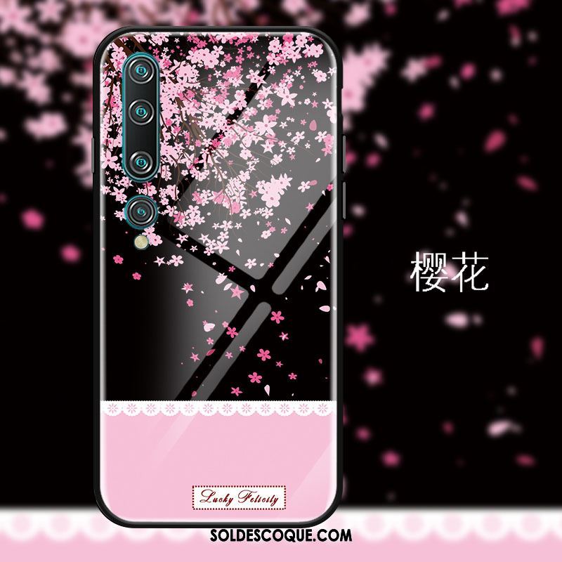 Coque Xiaomi Mi 10 Protection Rêver Sakura Étui Jeunesse Soldes