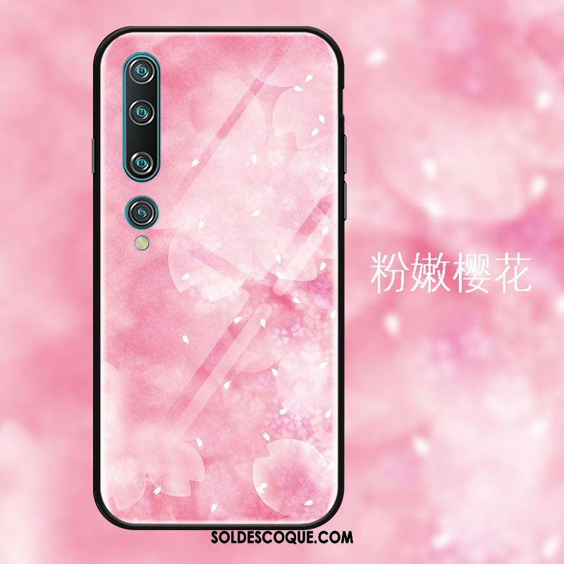 Coque Xiaomi Mi 10 Protection Rêver Sakura Étui Jeunesse Soldes
