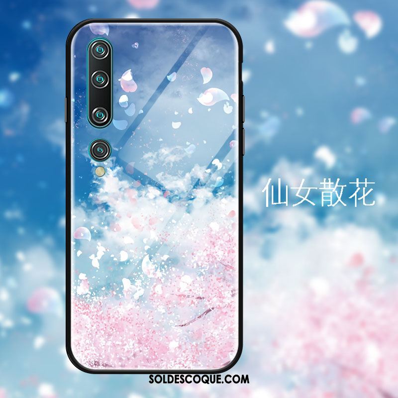 Coque Xiaomi Mi 10 Protection Rêver Sakura Étui Jeunesse Soldes