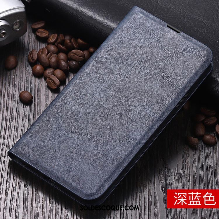 Coque Xiaomi Mi 10 Téléphone Portable Carte Incassable Étui En Cuir Simple En Vente