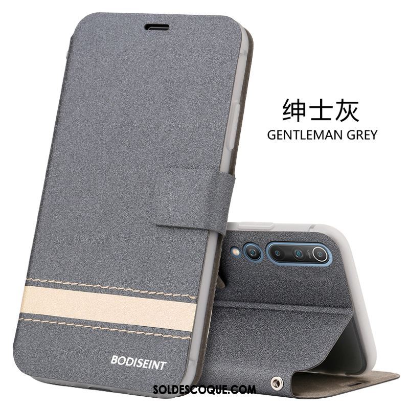 Coque Xiaomi Mi 10 Étui Téléphone Portable Gentilhomme Protection Étui En Cuir Housse Soldes