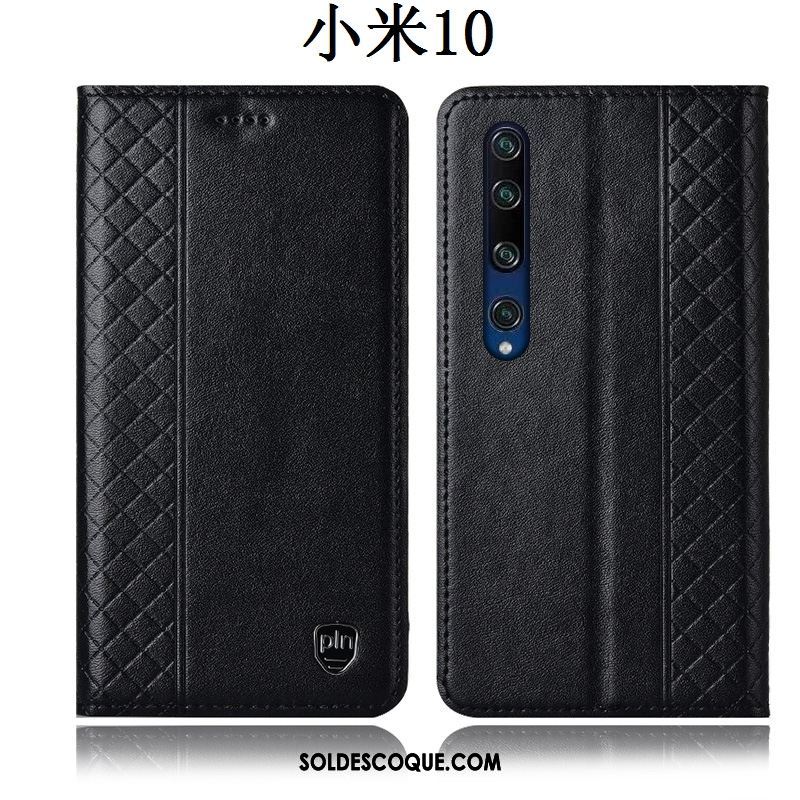 Coque Xiaomi Mi 10 Étui Téléphone Portable Incassable Étui En Cuir Tout Compris Soldes