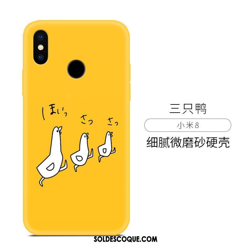 Coque Xiaomi Mi 8 Amoureux Téléphone Portable Simple Jaune Incassable France